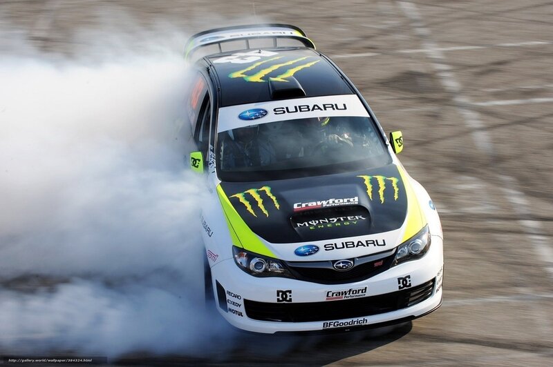 Drifting Race Car — White, Dynamic, Photograph, Smoke, Racing