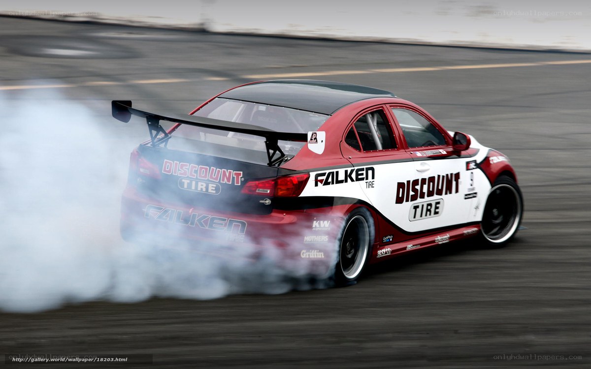 drifting race car