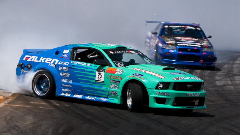 Drifting Race Cars — Blue