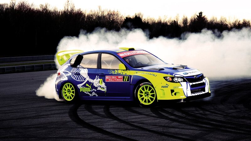 Drifting Rally Car — Blue
