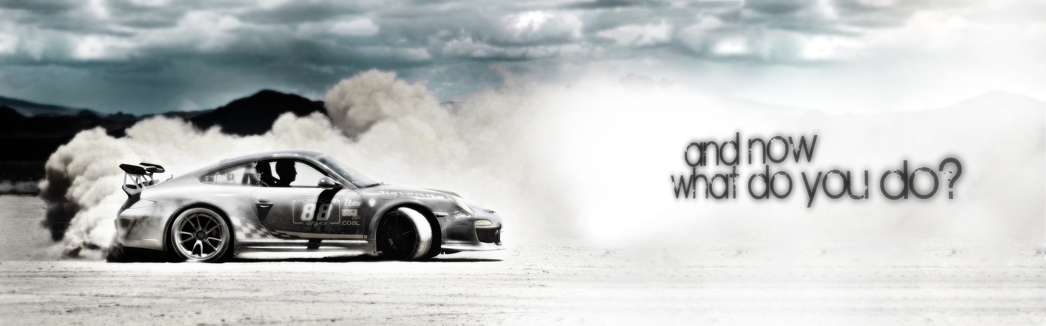 drifting sports car