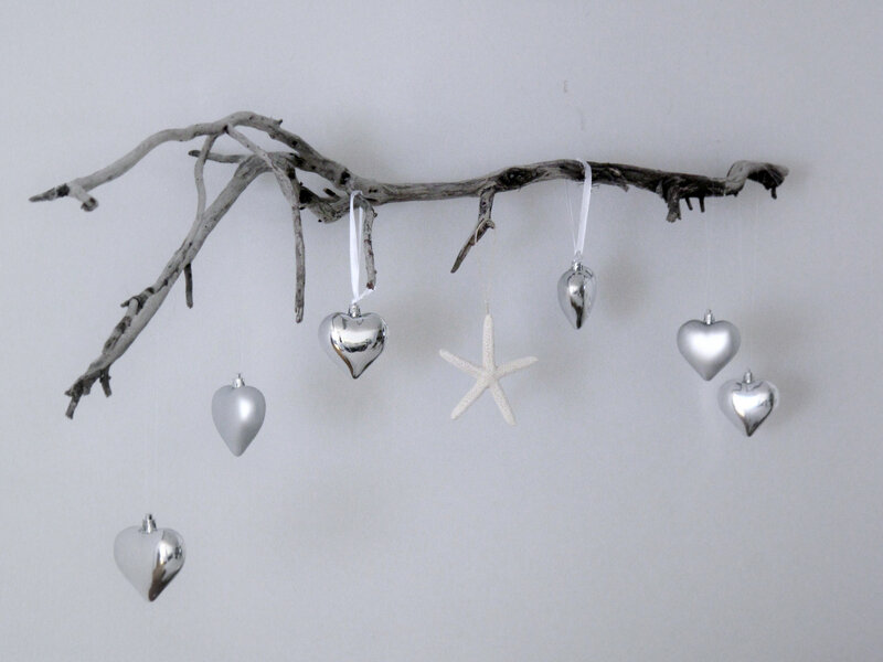 Driftwood Branch with Ornaments