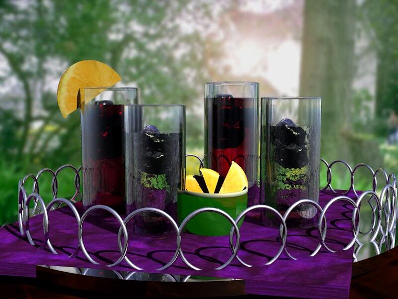 Drinks on a Tray