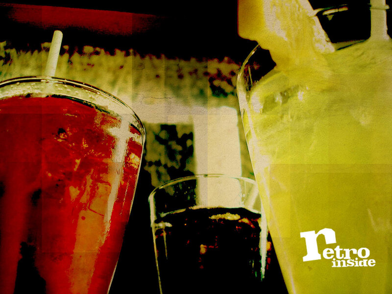 drinks with retro filter
