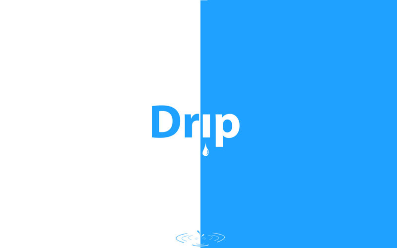 Drip logo design