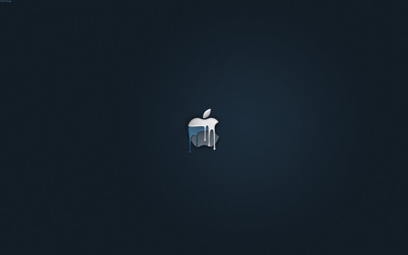 Dripping Apple Logo