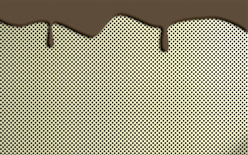 dripping chocolate pattern
