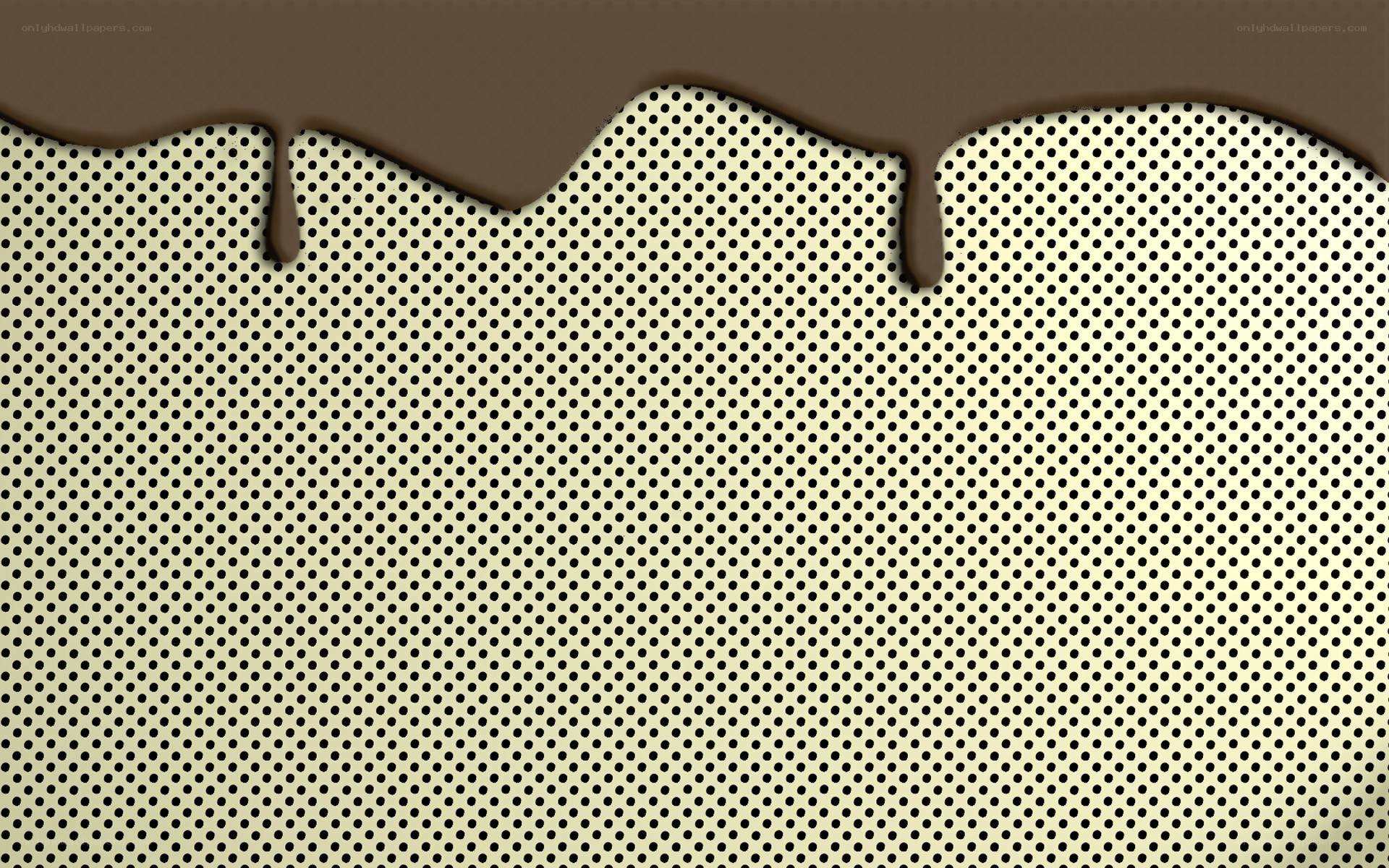 dripping chocolate pattern