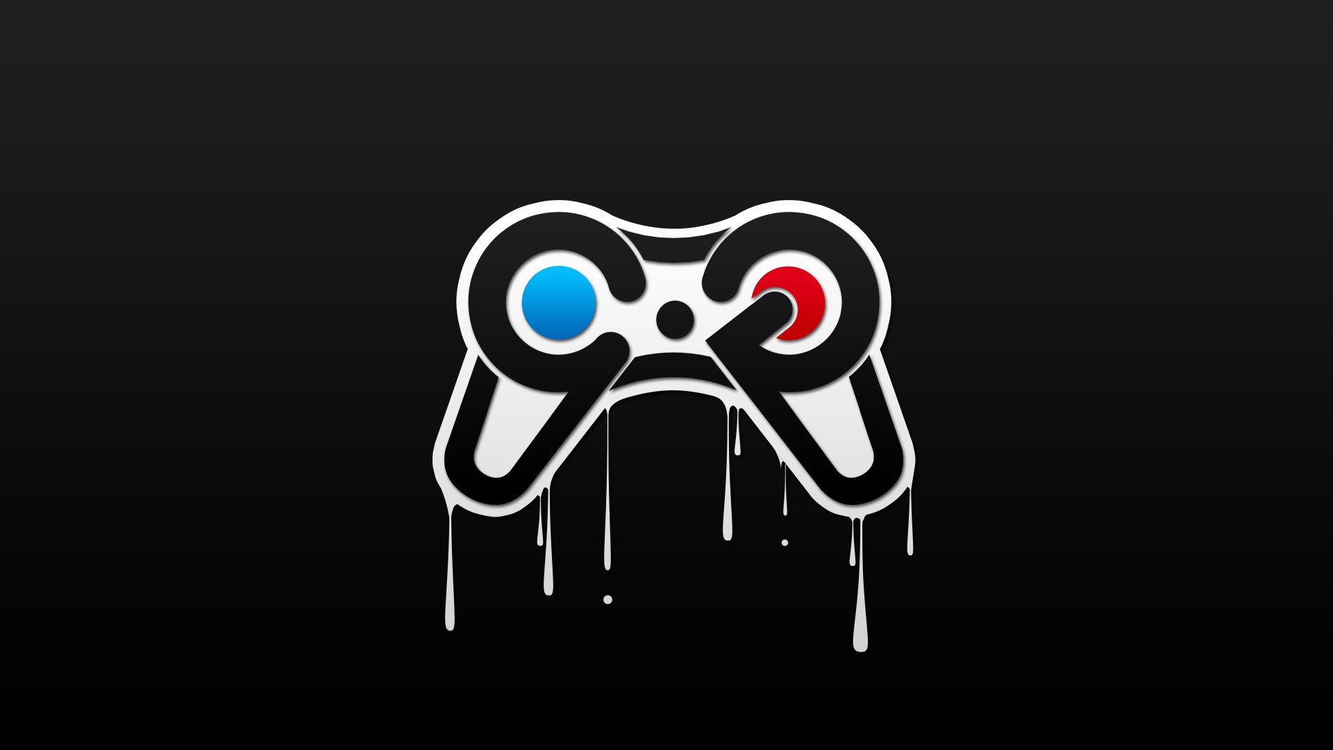dripping game controller logo