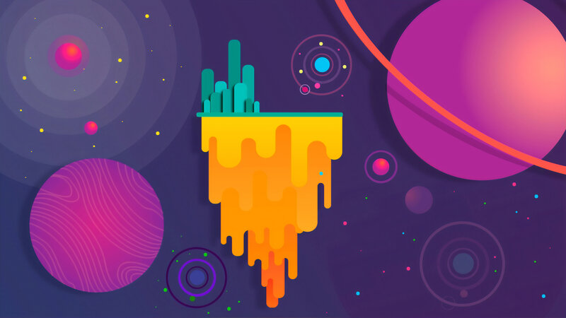 Dripping Planet Structure