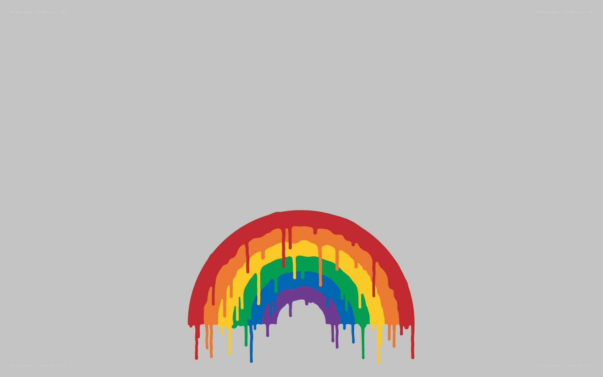 dripping rainbow graphic
