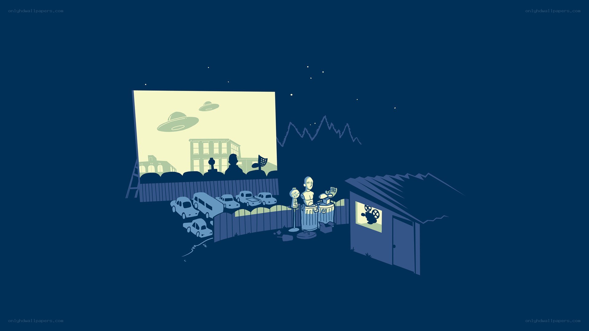 Drive-in movie night