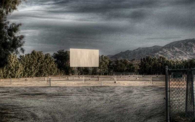 Drive-in Movie Screen — Gray