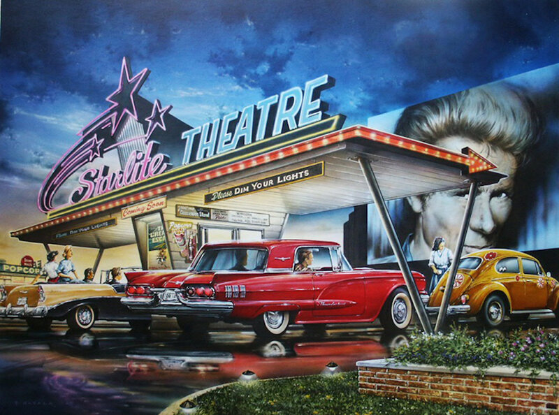 Drive-in Theatre Scene
