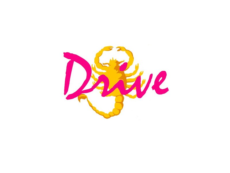 Drive logo with scorpion