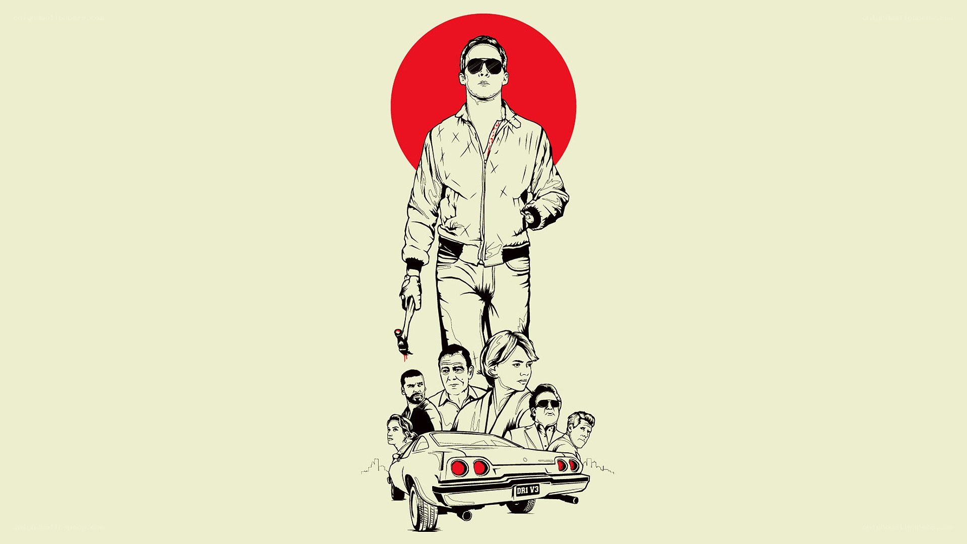 Drive movie poster art