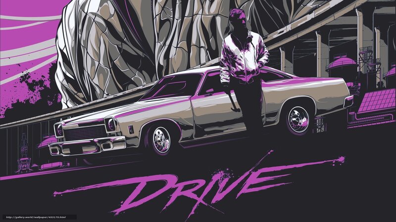 Drive movie poster art