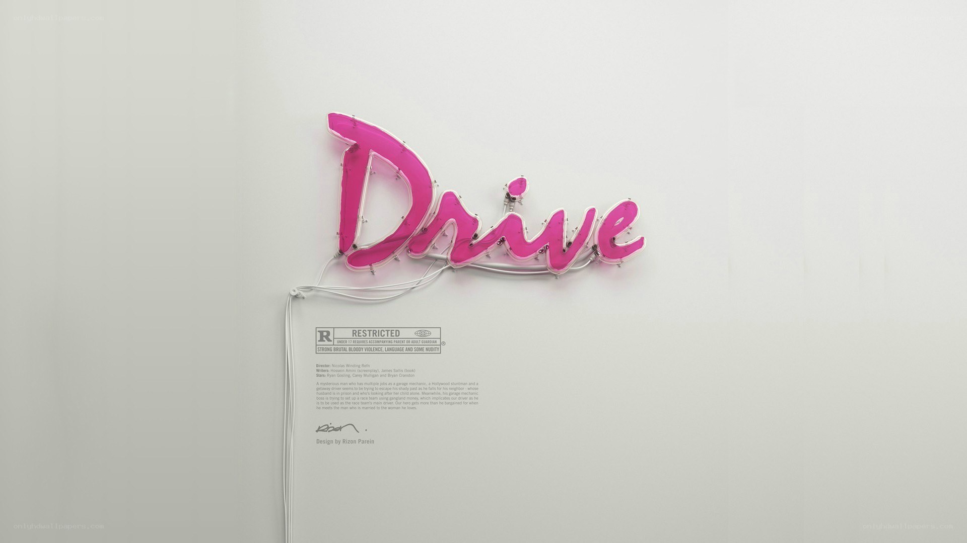 Drive movie poster display