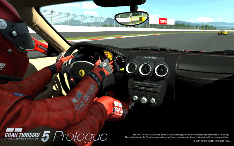 Driver in Race Car