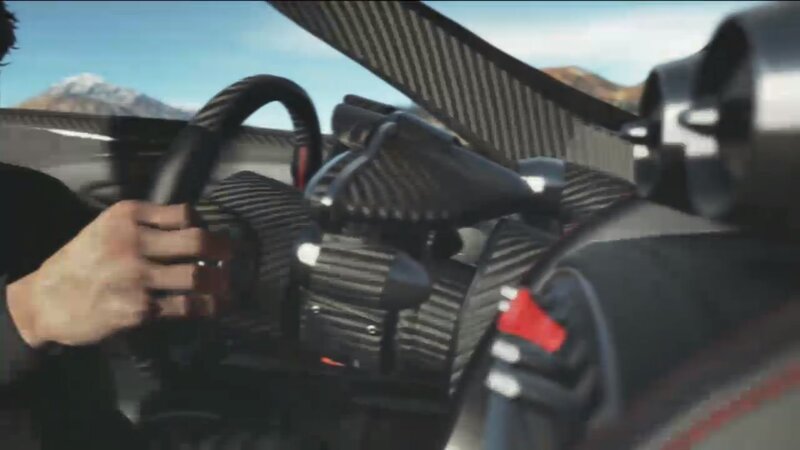 Driver in Racing Car