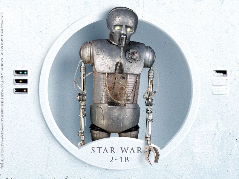 Droid Robot in Circular Frame