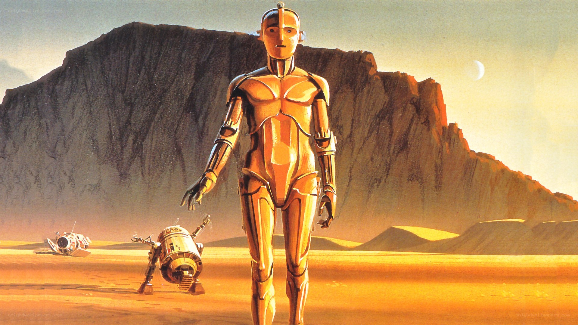 droids on a desert planet