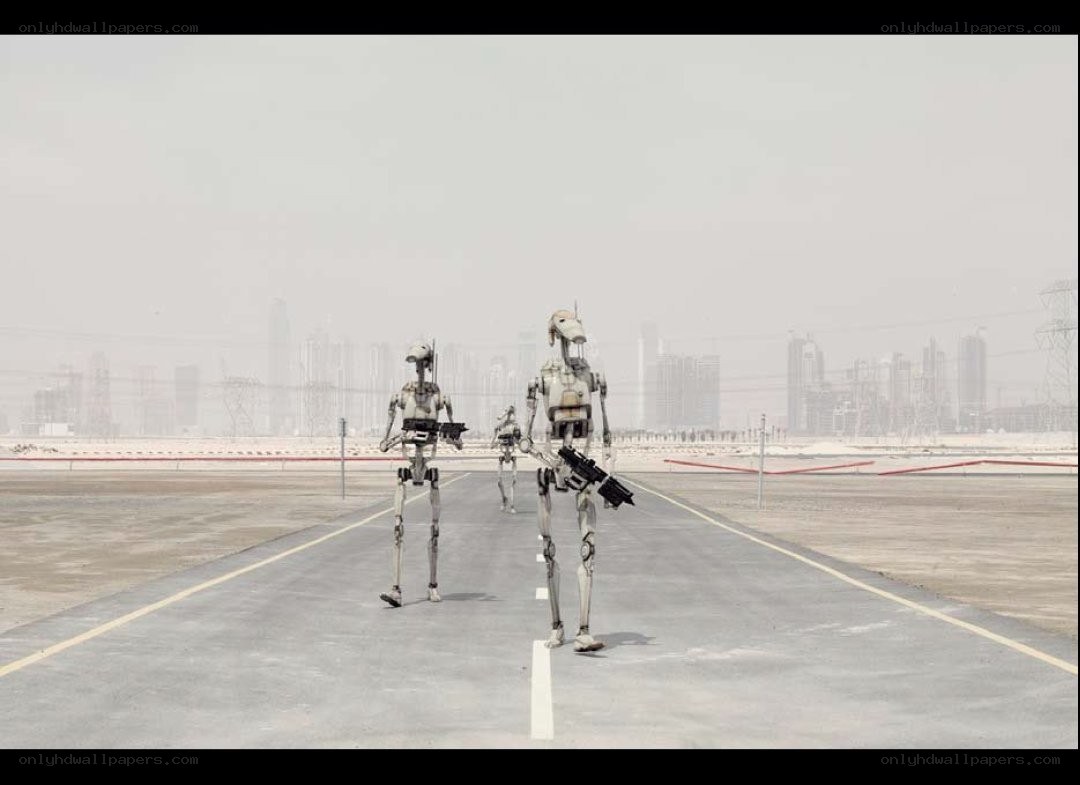 droids on a runway