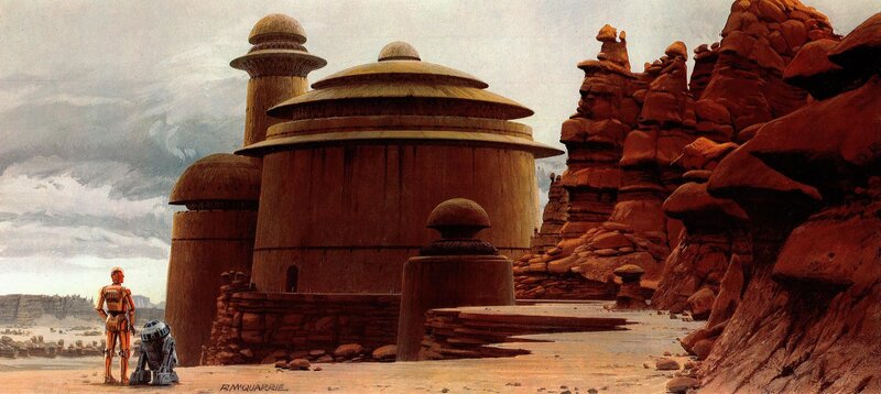 Droids on Desert Planet