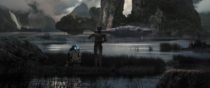 Droids on Swamp Planet