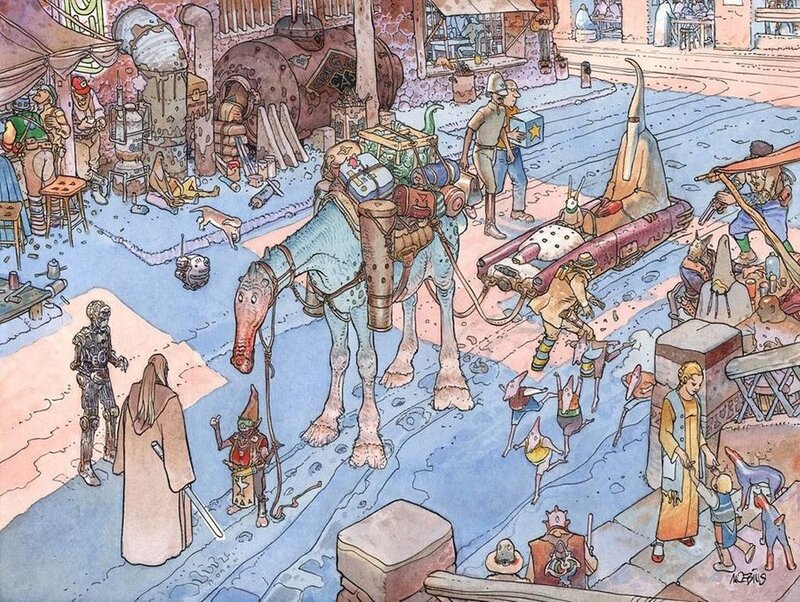 Dromedary in Marketplace