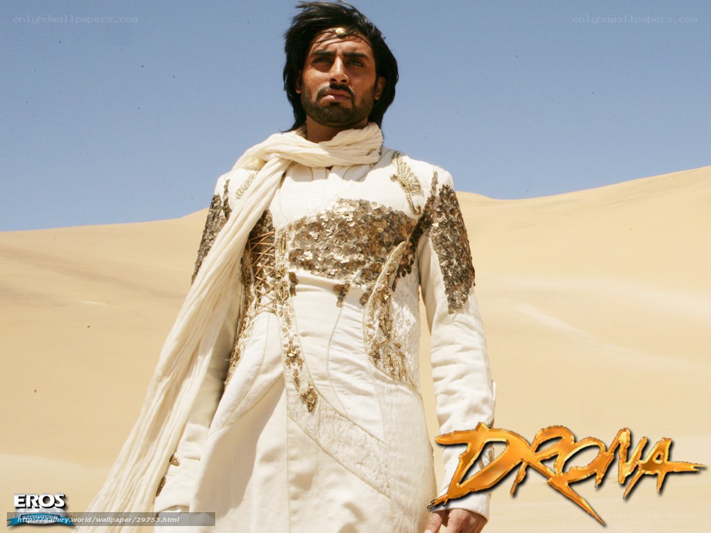 Drona movie character in desert