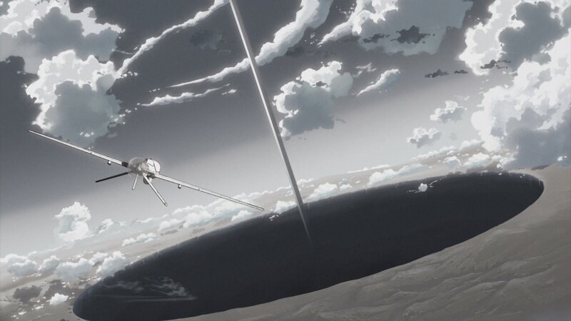 Drone near a giant hole