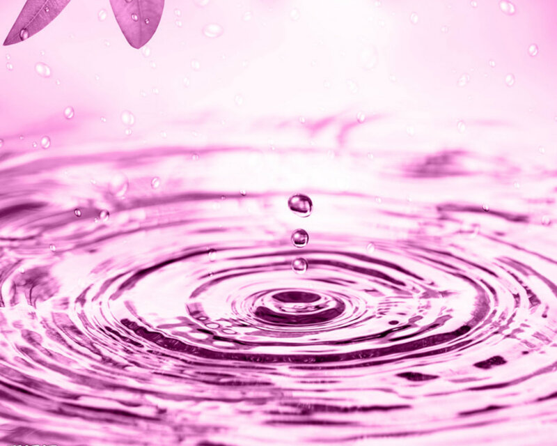 Droplet Creating Ripples — Pink