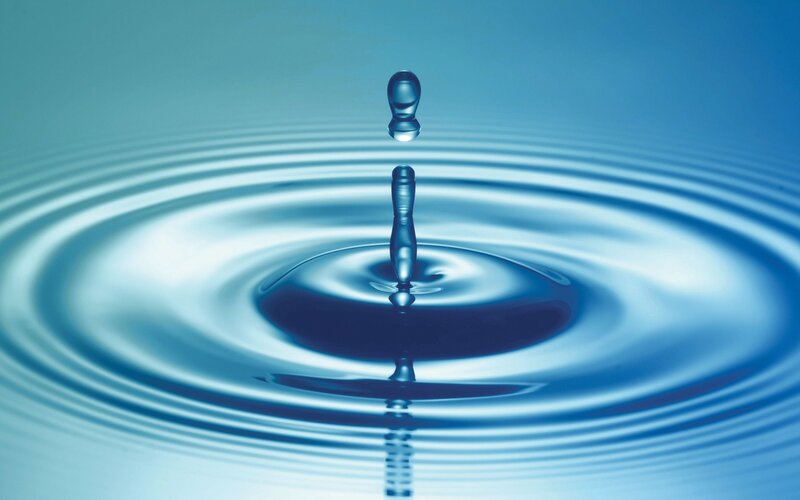 Droplet Falling into Water