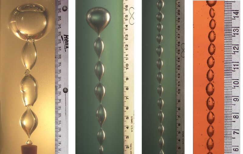 Droplet formation in liquid