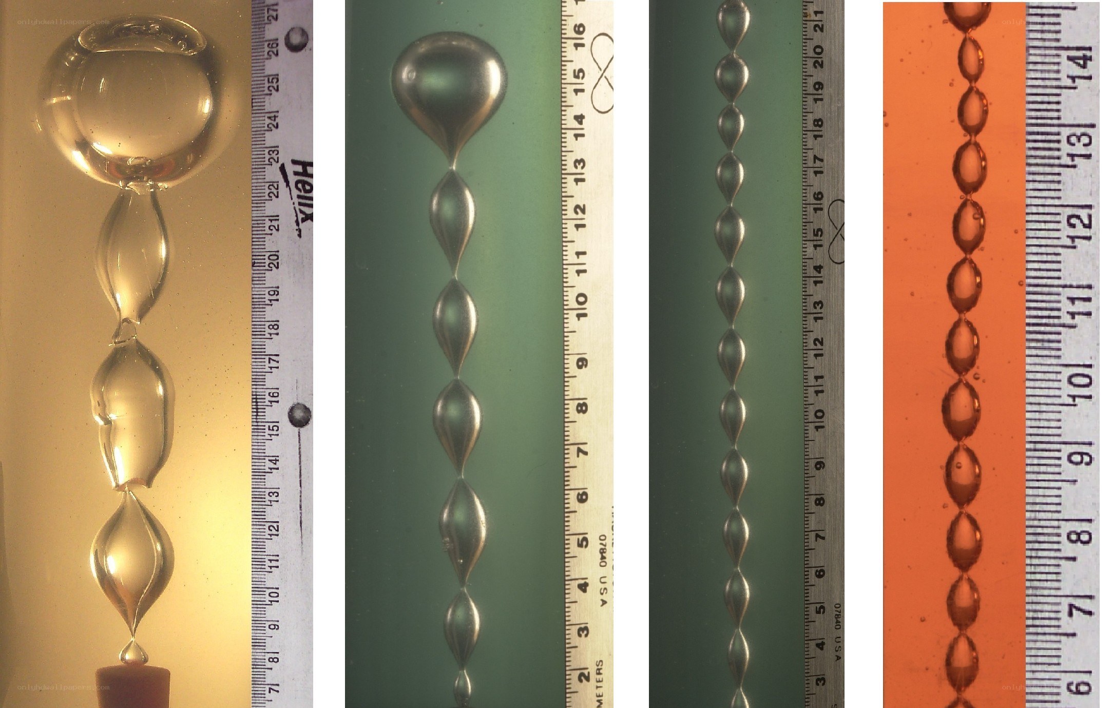 Droplet formation in liquid