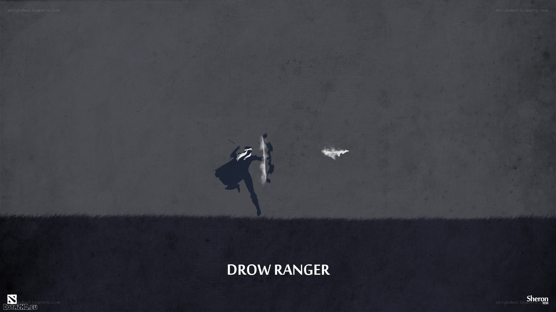 Drow Ranger character art