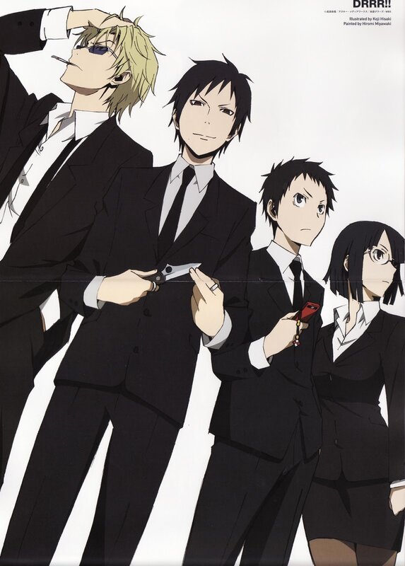 DRRR!! anime character group