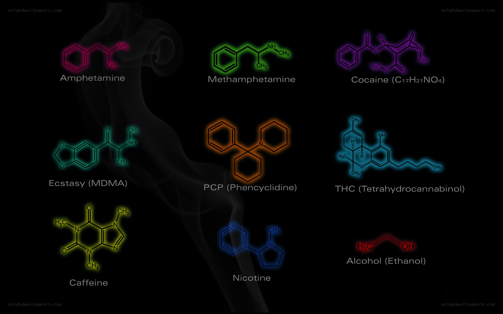 Drug chemical structures