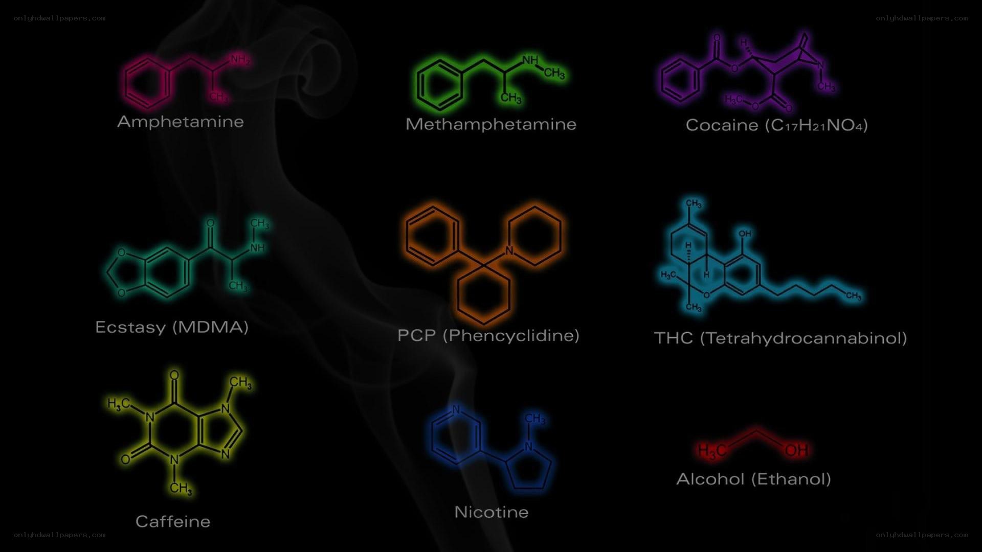 Drug molecule structures
