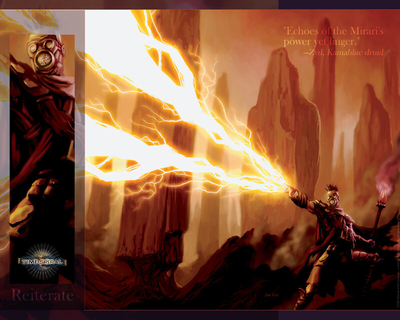 Druid Casting Lightning