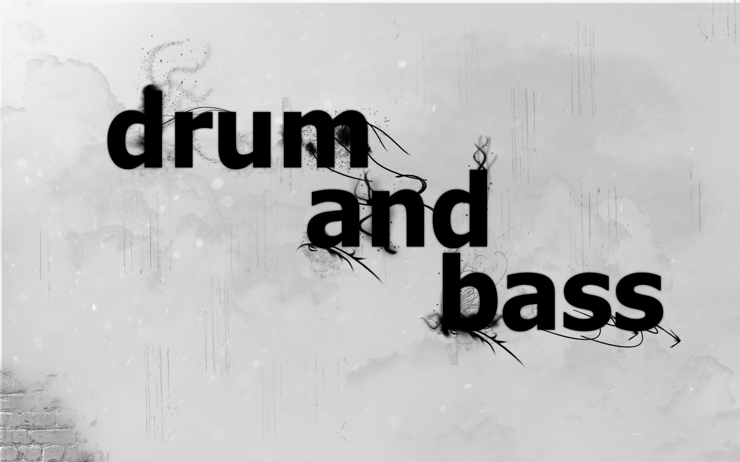 drum and bass text art