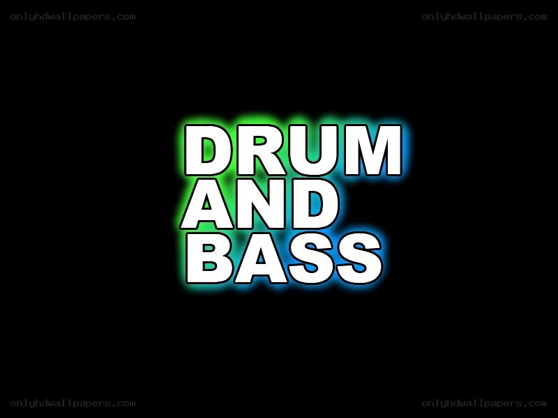 Drum and Bass text logo