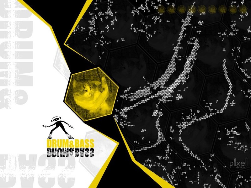 Drum & Bass music graphic