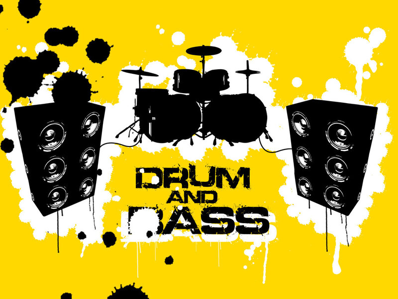 Drum Set and Speakers