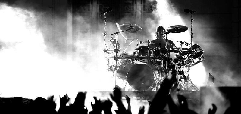drummer at a concert