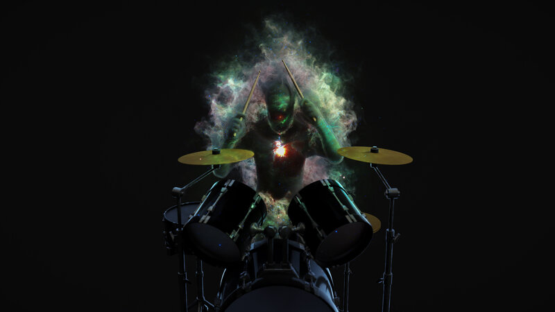 Drummer in Nebula