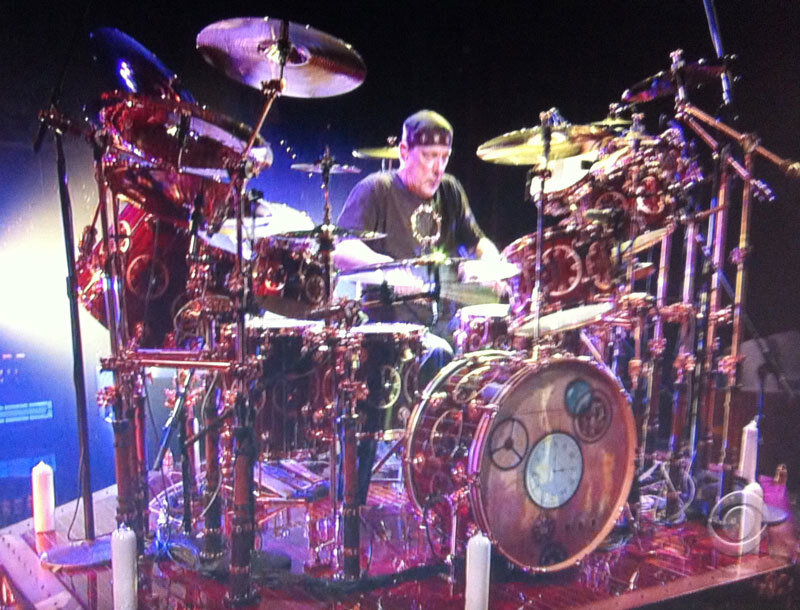 Drummer on Stage — Red