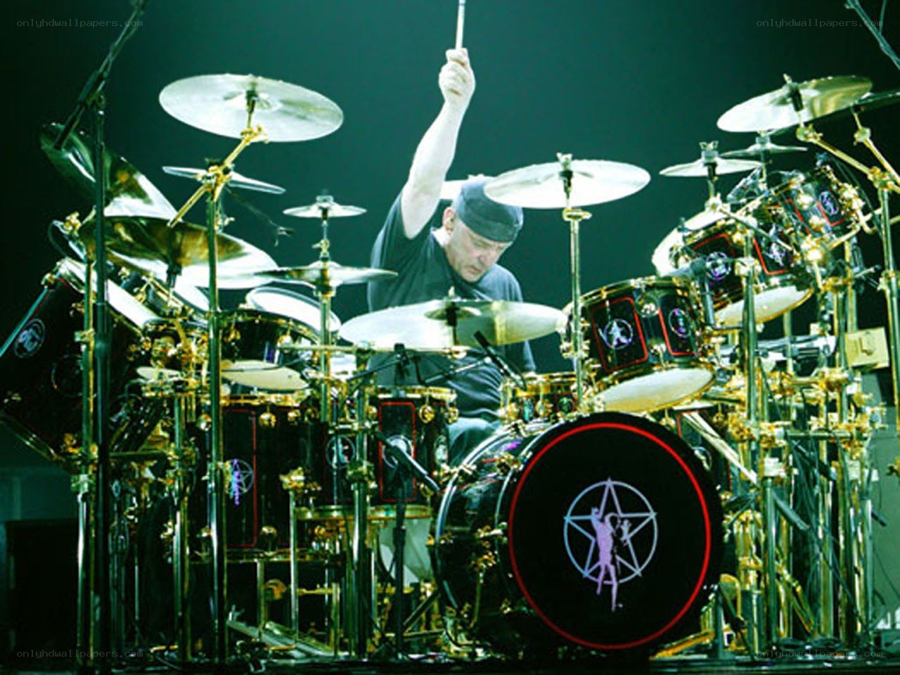 drummer performing on stage