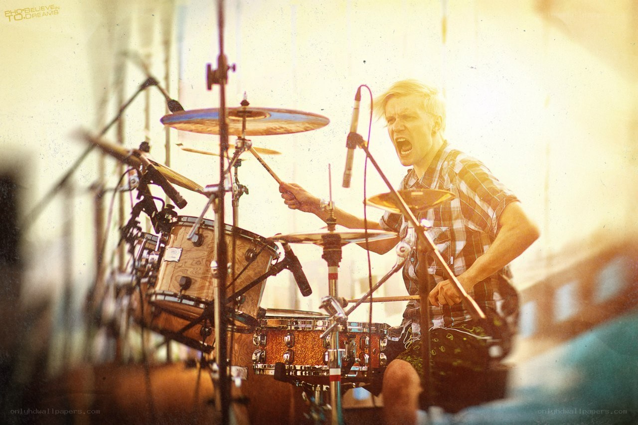 drummer performing on stage